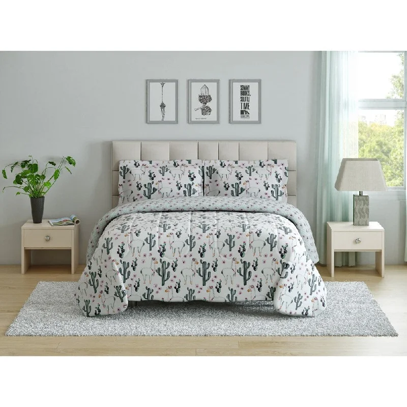 King - size comforters to fit large king - sized beds perfectlyOh Hello, Llama Love, 2 Pc. Set, Twin