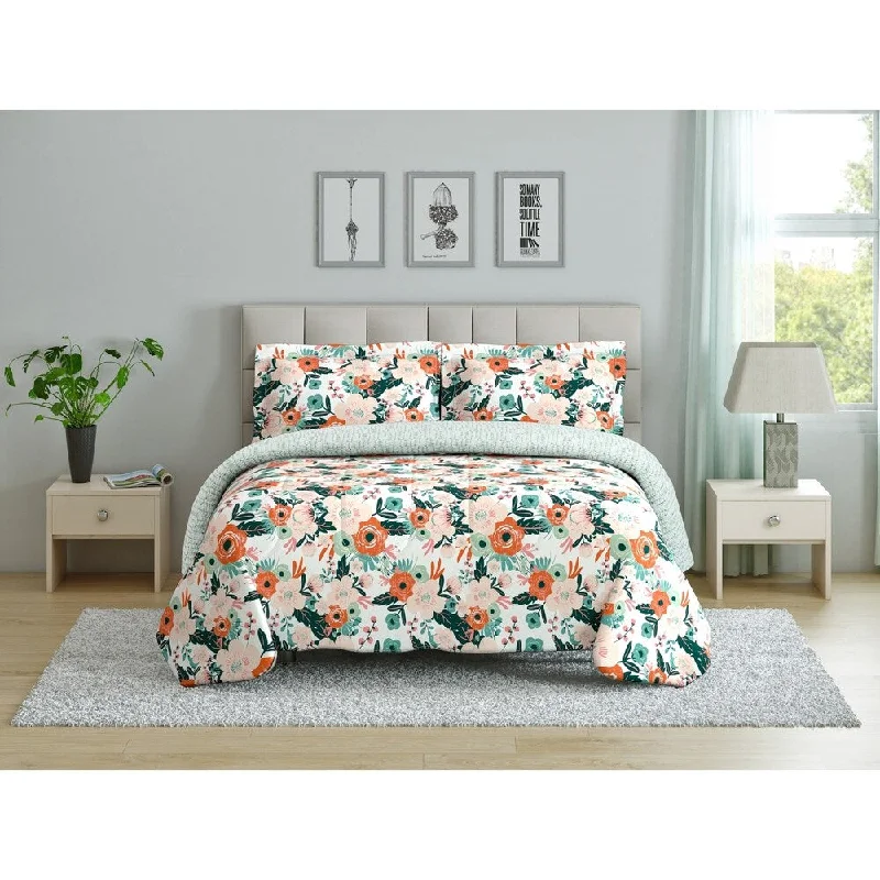 King - size comforters to fit large king - sized beds perfectlyPeach & Oak Comforter Set - Cambridge