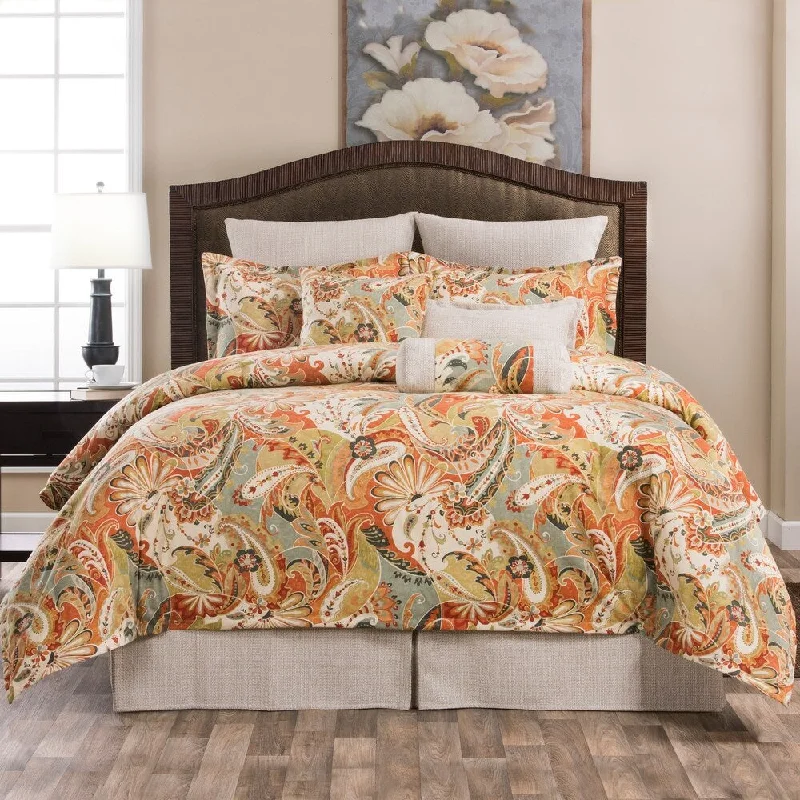 Wool - filled comforters with natural moisture - wicking and temperature - regulating featuresPicadilly Queen 3 pc set