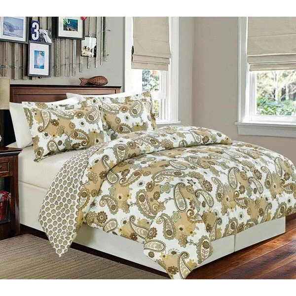 Full - size comforters suitable for full - sized beds in guest rooms or small bedroomsReversible Paisley Dream Comforter