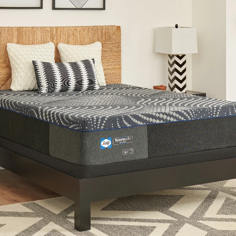 Innerspring mattresses with coil counts for supportSealy® Posturepedic Plus Foam Albany 13" Soft Mattress