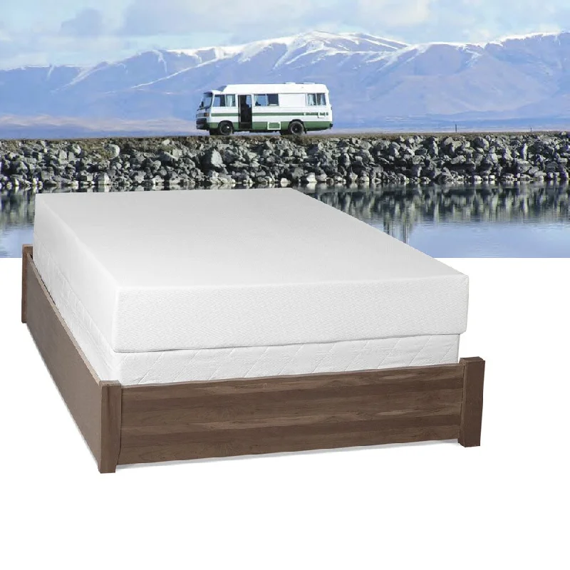 King - size mattresses for spacious master bedroomsSelect Luxury RV Medium Firm 10-inch Full Short-size Gel Memory Foam Mattress