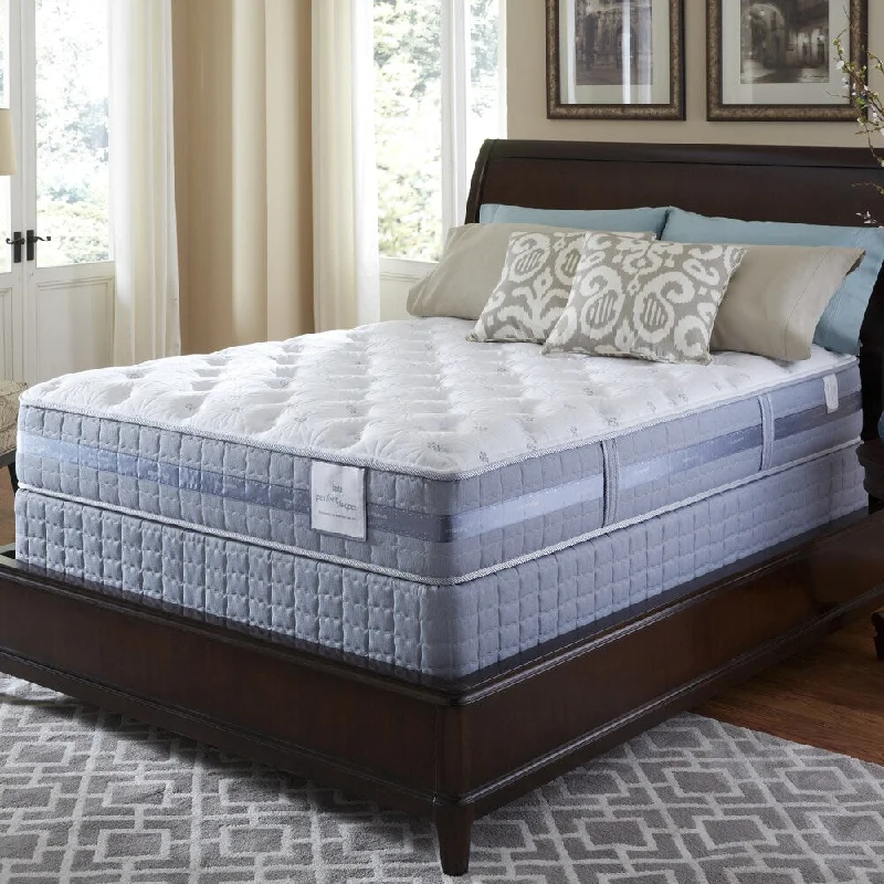 Hybrid mattresses combining foam and innerspring technologySerta Perfect Sleeper Resolution Plush Cal King-size Mattress and Foundation Set