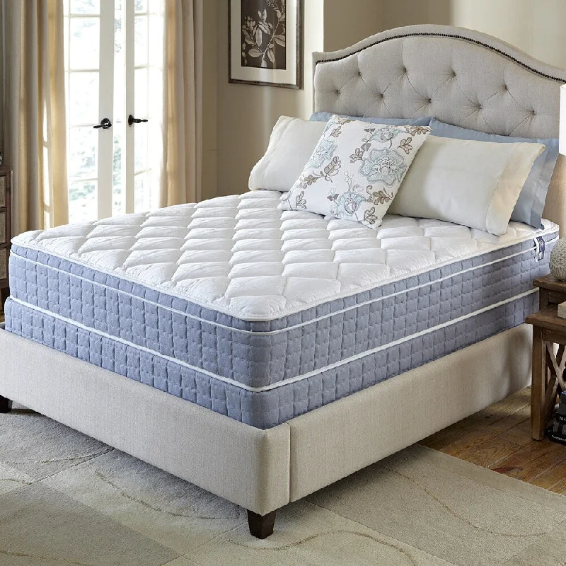 Polyester - foam mattresses for budget - friendly optionsSerta Revival Euro Top Cal King-size Mattress and Foundation Set