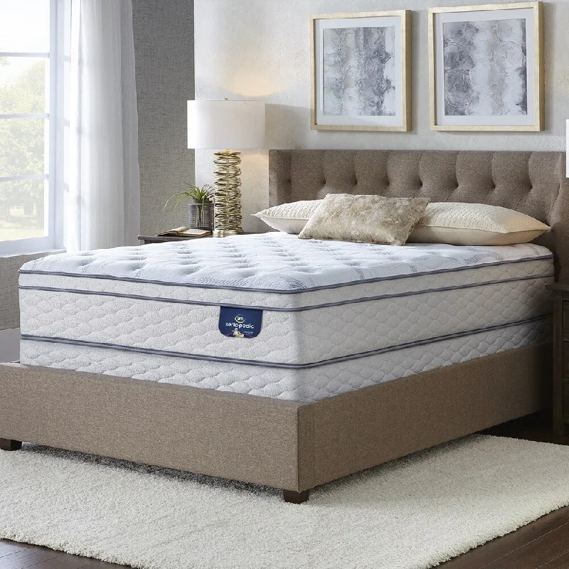 Gel - infused memory foam mattresses for cooler sleepSerta Westview Eurotop Mattress