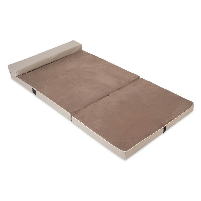 Natural latex and organic cotton blend mattressesSharper Image Fold & Go Slumber Pad