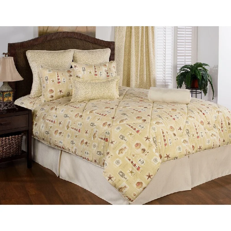 Goose down comforters known for their superior quality and insulationTortuga Lighthouse Comforter Set 9 or 10 pc