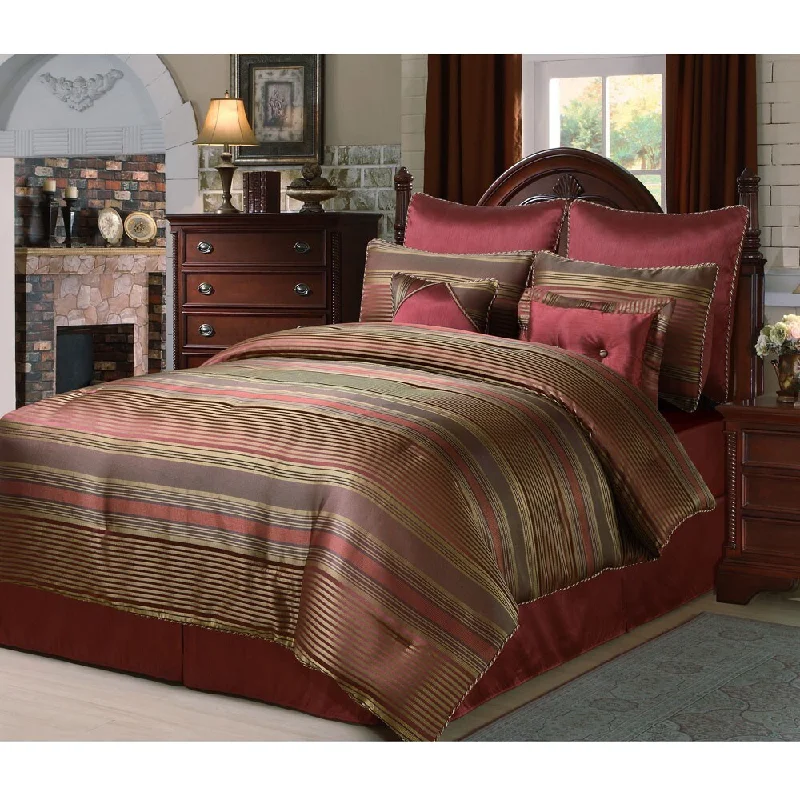 Cotton - filled comforters for a breathable and natural sleep experienceTuscan 8-piece Comforter Set